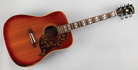 Lot #9195 Bob Neuwirth's 1961 Gibson Hummingbird Acoustic Guitar - Image 4