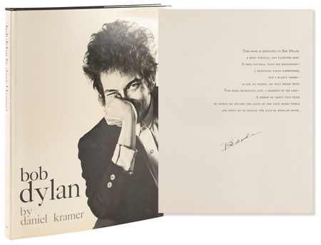 Lot #9204 Bob Dylan by Daniel Kramer (1967) - Book Signed by the Author/Photographer - Image 1