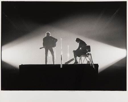 Lot #9127 Bob Dylan and Joan Baez Oversized Original Photograph by Daniel Kramer, New Haven 1965 - Image 1