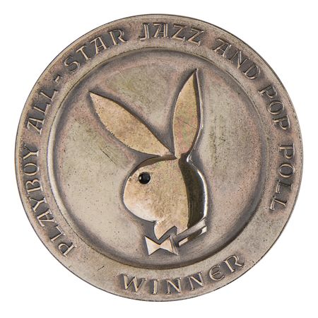 Lot #9227 Jimi Hendrix 1971 Playboy All-Star Jazz and Pop Poll 'Hall of Fame' Winner's Medal - Image 1