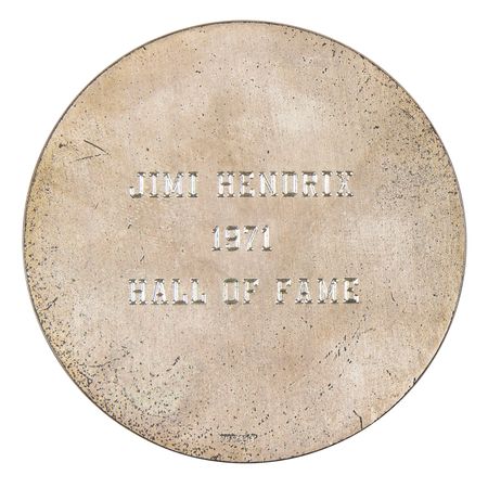 Lot #9227 Jimi Hendrix 1971 Playboy All-Star Jazz and Pop Poll 'Hall of Fame' Winner's Medal - Image 2