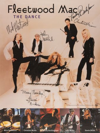 Lot #9349 Fleetwood Mac Signed Poster