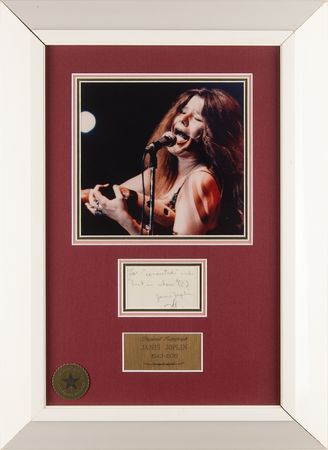Lot #9311 Janis Joplin Early Signature - Signed as a 14-Year-Old Student at Woodrow Wilson Junior High School - Image 1