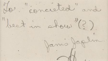 Lot #9311 Janis Joplin Early Signature - Signed as a 14-Year-Old Student at Woodrow Wilson Junior High School - Image 2