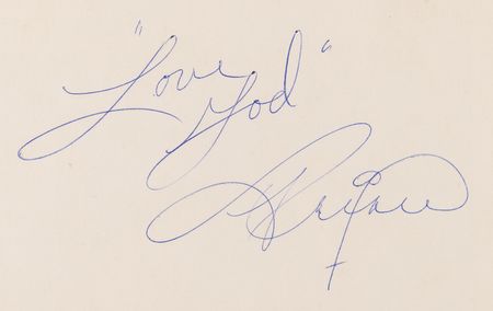 Lot #9446 Prince Signed Purple Rain Tour 'Thank You' Card - Image 3