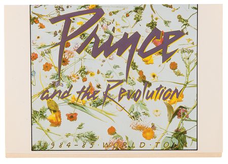 Lot #9446 Prince Signed Purple Rain Tour 'Thank You' Card - Image 4