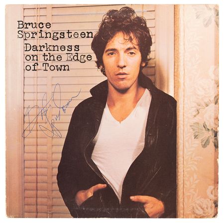 Lot #9387 Bruce Springsteen Signed Album - Darkness on the Edge of Town - Image 1