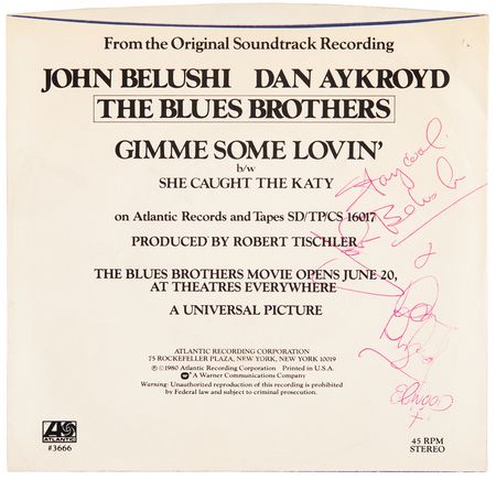 Lot #9341 Blues Brothers (John Belushi and Dan