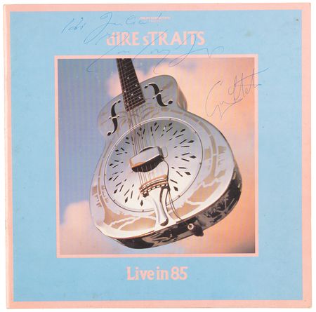 Lot #9421 Dire Straits Signed 1985-1986 Tour Book - Image 1