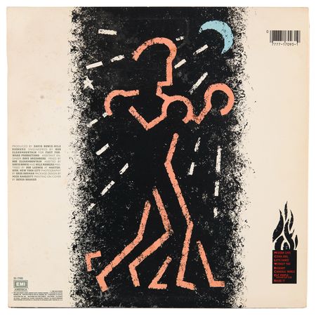 Lot #9413 Stevie Ray Vaughan Signed Album - Let's Dance by David Bowie - Image 3