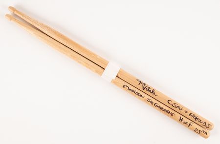 Lot #9371 Crosby, Stills & Nash: Joe Vitale's Stage-Used Drum Sticks from Madison Square Garden (2009) - Image 1