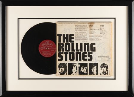 Lot #9246 Rolling Stones Signed Album - Self-Titled American Debut with Jagger, Jones, Richards, Wyman, and Watts - Image 1