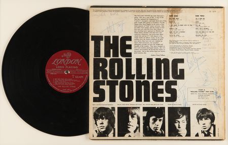 Lot #9246 Rolling Stones Signed Album - Self-Titled American Debut with Jagger, Jones, Richards, Wyman, and Watts - Image 2