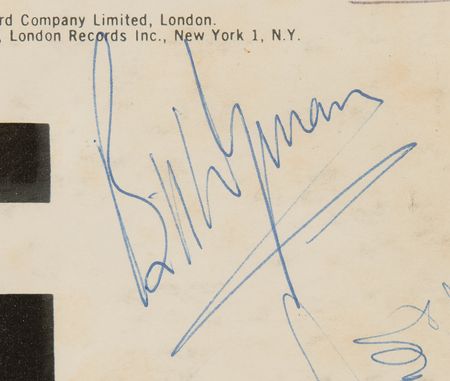 Lot #9246 Rolling Stones Signed Album - Self-Titled American Debut with Jagger, Jones, Richards, Wyman, and Watts - Image 4