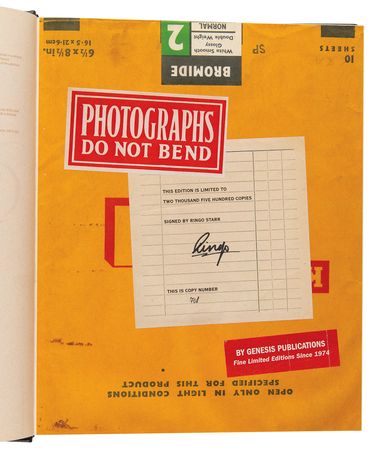 Lot #9066 Ringo Starr Signed Book - Photograph (Ltd. Ed. #708/2500) - Image 4