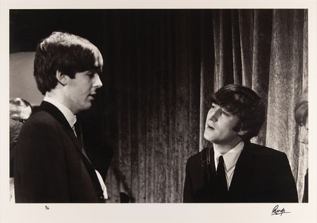 Lot #9067 Ringo Starr Oversized Signed Photograph - 'John and Paul' (Ltd. Ed. #5/25) - Image 2