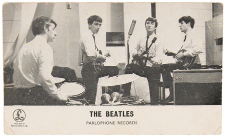 Lot #9008 Beatles Signed 1962 Parlophone Promo Card - The First to Feature Ringo Starr - Image 3