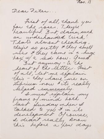 Lot #9312 Janis Joplin Autograph Letter Signed, Commenting on Fear of Addiction: 