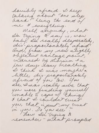 Lot #9312 Janis Joplin Autograph Letter Signed, Commenting on Fear of Addiction: 
