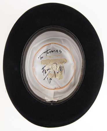 Lot #9351 Tom Petty's Personally-Worn Top Hat, Signed Backstage During the Echo Tour - Image 2
