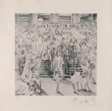 Lot #9244 Rolling Stones Signed Lithograph - It's Only Rock 'n' Roll (Ltd. Ed. #16/75) - Rare Low Number - Image 1