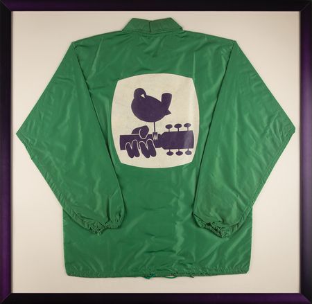 Lot #9316 Woodstock 1969 Original Security Staff T-Shirt and Jacket - Extremely Rare Official Apparel - Image 2