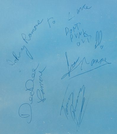 Lot #9400 Ramones Signed Album - Leaving Home - Image 3