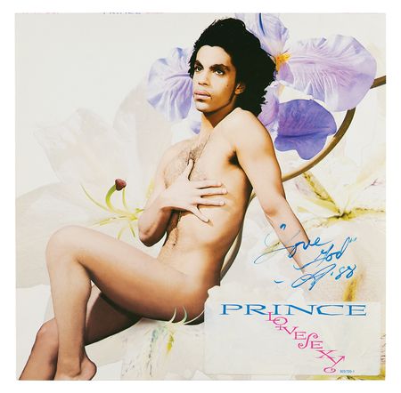 Lot #9447 Prince Signed Album - Lovesexy
