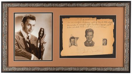 Lot #9298 Frank Sinatra Signature - Image 1