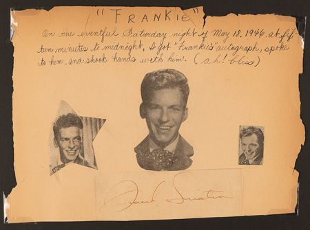 Lot #9298 Frank Sinatra Signature - Image 2