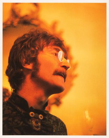 Lot #9099 John Lennon Photographic Print by Linda McCartney - Sgt. Pepper's Launch Party - Image 1
