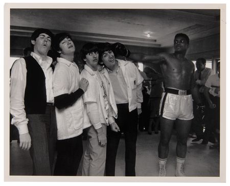 Lot #9081 Beatles and Muhammad Ali Photographic Print by Harry Benson - Image 1