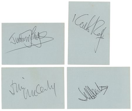 Lot #9318 The Yardbirds Signatures with Page and Beck, Plus (16) Original Vintage Candid Close-Up Photographs - Image 2
