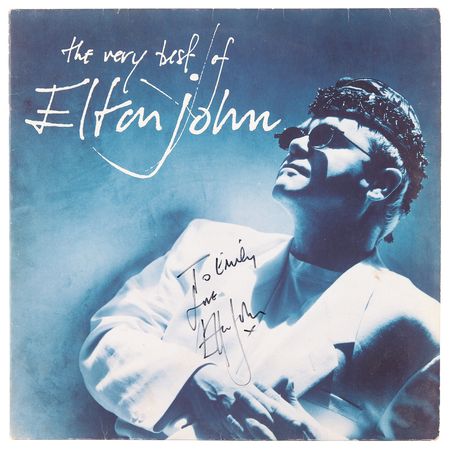 Lot #9377 Elton John Signed Album - The Very Best of Elton John - Image 1