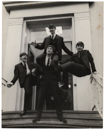 Lot #9084 Beatles Original Photograph by Dezo Hoffmann - Image 1