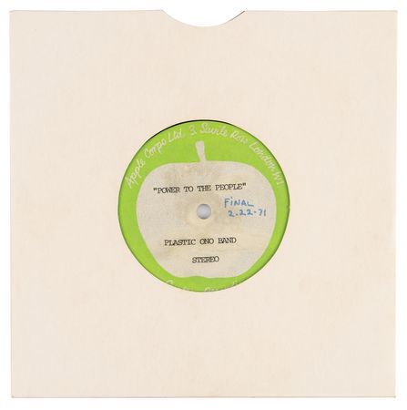 Lot #9049 John Lennon Rare Original Acetate for 'Power to the People' - Image 3