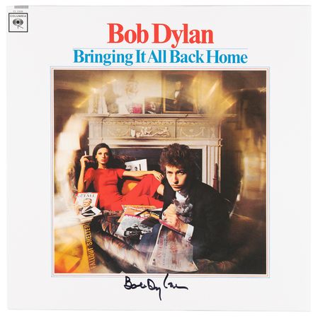 Lot #9128 Bob Dylan Rare Signed Album - Bringing It All Back Home - Image 1