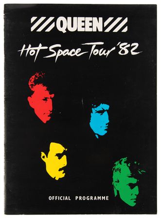 Lot #9286 Queen Signed 1982 'Hot Space Tour' Program - Obtained at Elland Road Football Stadium (May 29, 1982) - Image 6