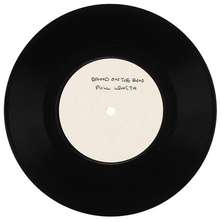 Lot #9104 Paul McCartney and Wings Original Test Pressing for 'Band on the Run' - Image 1