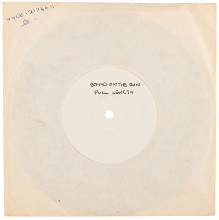 Lot #9104 Paul McCartney and Wings Original Test Pressing for 'Band on the Run' - Image 3