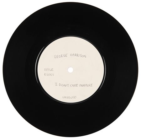 Lot #9060 George Harrison Original Test Pressing for the Unreleased Single 'Dark Horse / I Don’t Care Anymore' - Image 2
