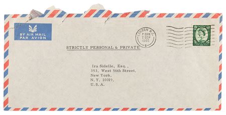 Lot #9069 Brian Epstein Sends a Letter of Thanks 