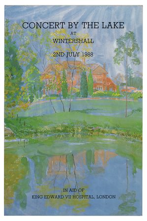 Lot #9368 Eric Clapton and Phil Collins Multi-Signed 1988 'Concert by the Lake' Program - Image 3