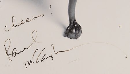 Lot #9055 Paul McCartney Signed HMV Records ?Our Inspiration? Poster - Image 2