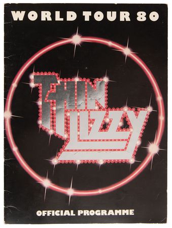 Lot #9392 Thin Lizzy Signed 1980 World Tour Program - Image 2