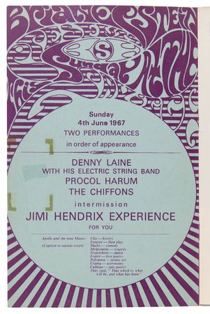 Lot #9238 Jimi Hendrix Experience June 1967 Saville Theatre Program and Ticket Stub - Image 5