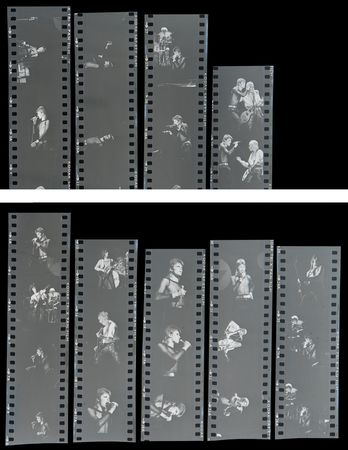 Lot #9342 David Bowie and The Spiders From Mars (27) Photo Negatives from the Final ‘Ziggy Stardust’ Concert (1973 Hammersmith Odeon) - Sold with Copyright - Image 1