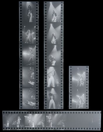 Lot #9277 Led Zeppelin (15) Concert Negatives - Sam Houston Coliseum in Houston, Texas (February 27, 1975) - Sold with Copyright - Image 1