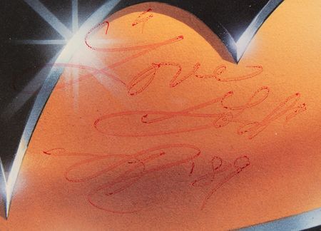 Lot #9451 Prince Signed Batman Movie Poster - Image 2