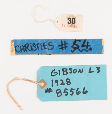 Lot #9344 Eric Clapton's Personally-Owned 1928 Gibson L-3 Acoustic Guitar - Image 13